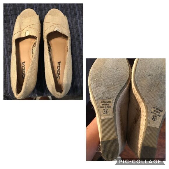 Soda high heels wedge size 7.5 - 8.5 - Picture 3 of 3